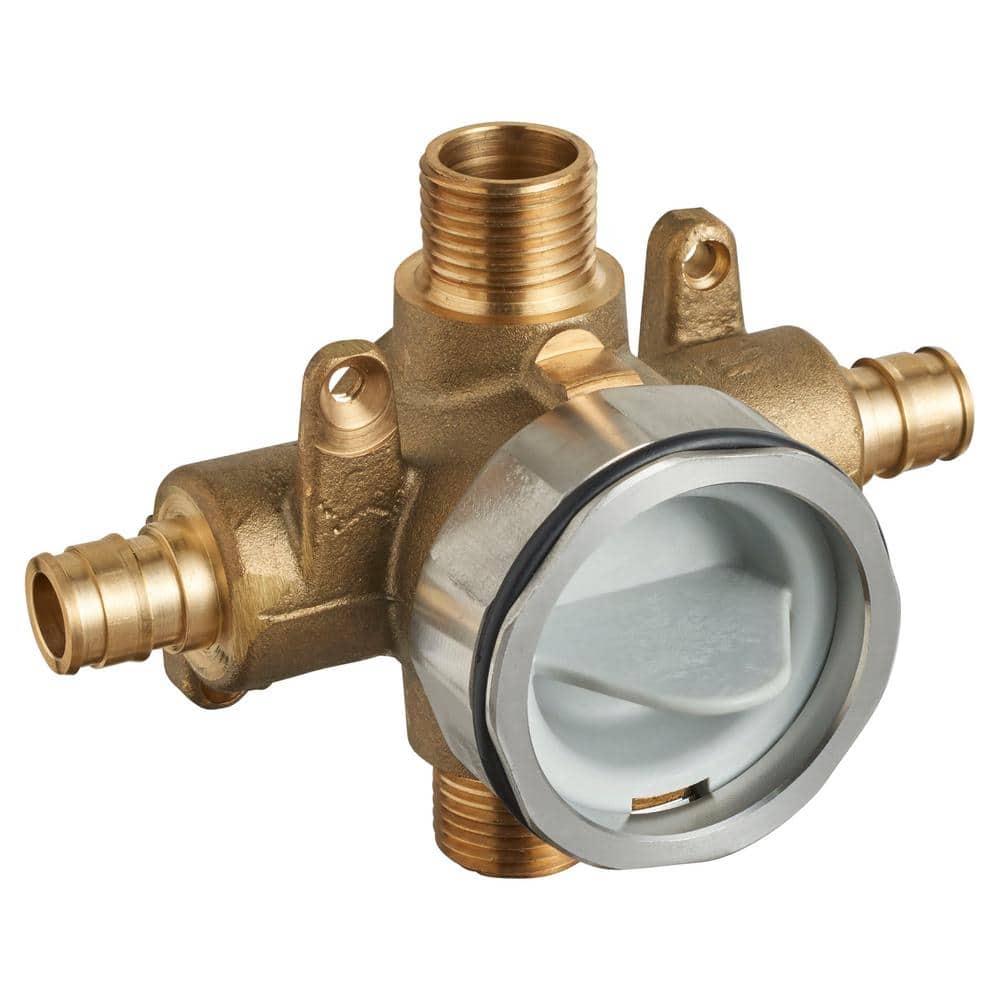 Universal Brass and Stainless Steel Shower Rough-In Valve