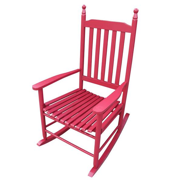 home depot red rocking chair