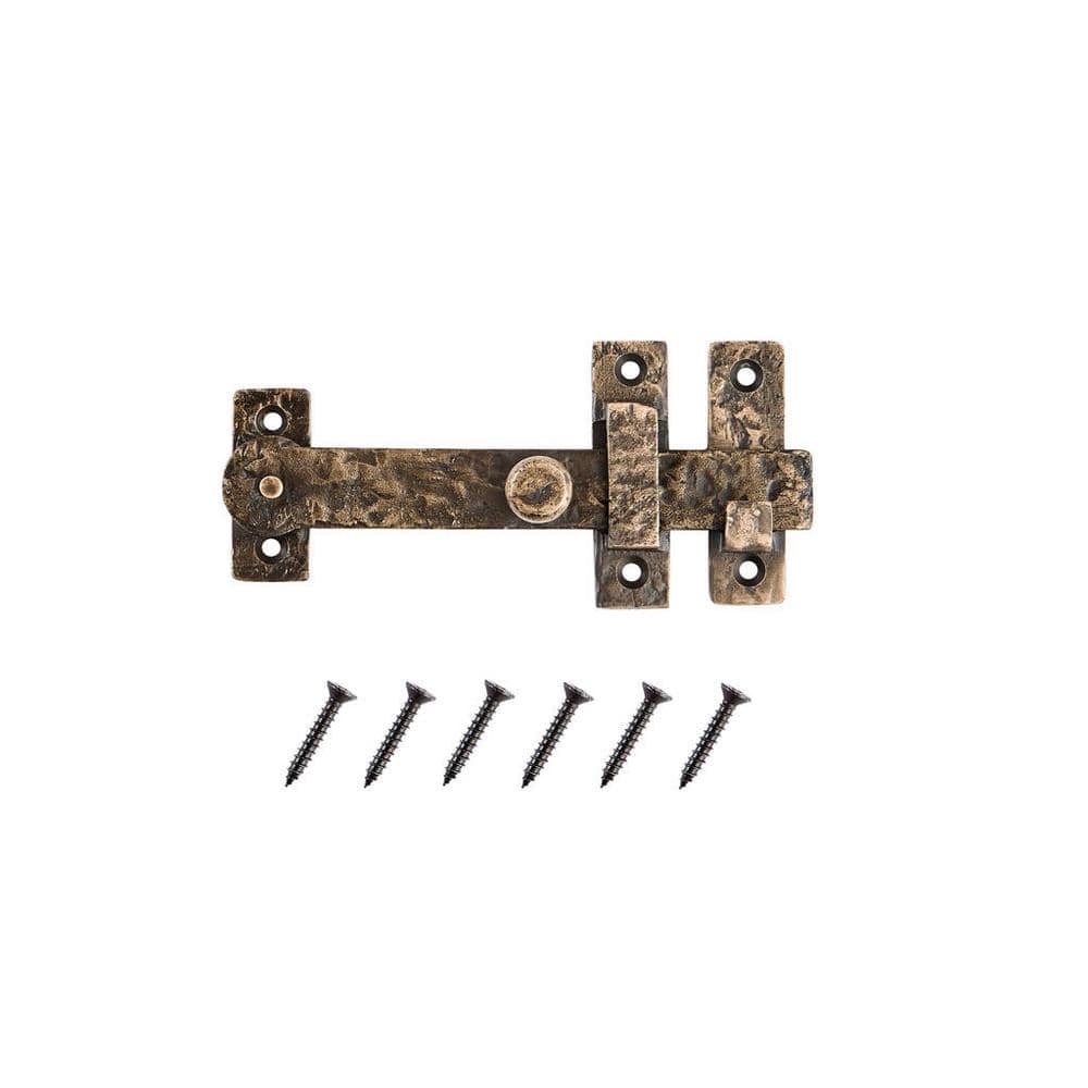 7.5 in. Antique Brass Cast Iron Drop Bar