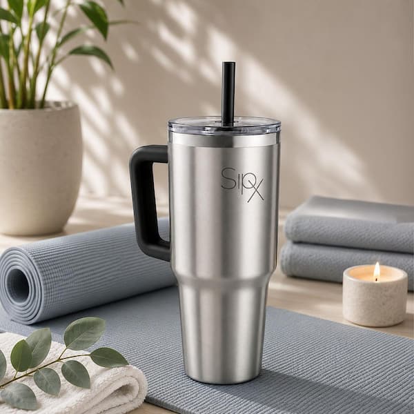 30 oz. Stainless, Stainless Steel Insulated Tumbler with Handle