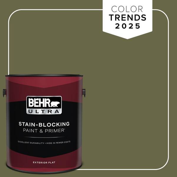 BEHR ULTRA 1 gal. #PPU9-24 Amazon Jungle Flat Exterior Paint & Primer