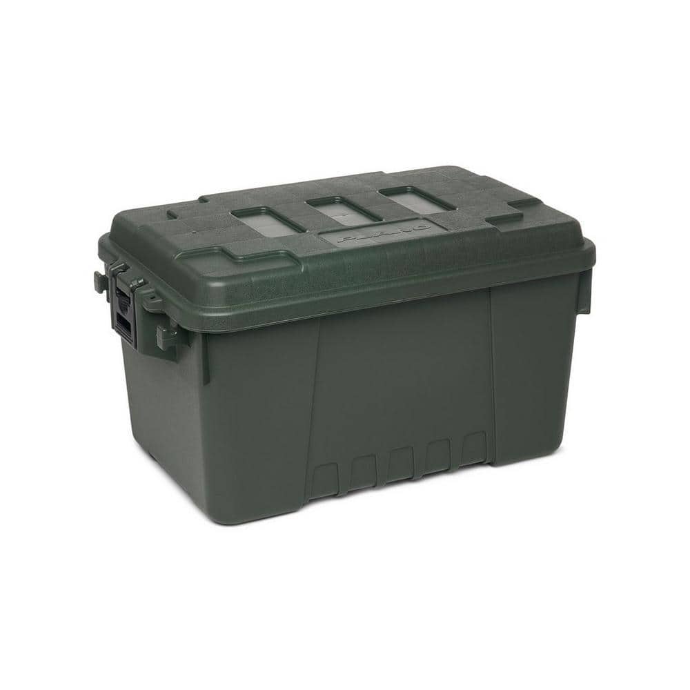 Plano 14-Gal. Storage Box in Olive Drab PLAT16ODE - The Home Depot