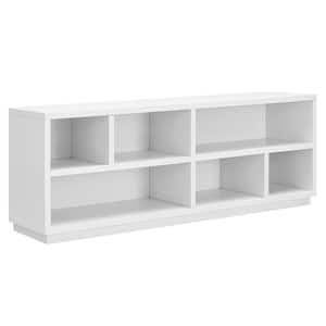 Bowman 70 in. White TV Stand Fits TV's up to 75 in.