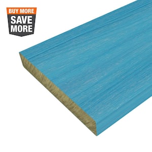 UltraShield Naturale Cortes 1 in. x 6 in. x 8 ft. Caribbean Blue Solid Composite Decking Board