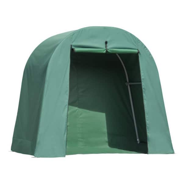 ShelterLogic 6 ft. 8 in. x 3 ft. x 5 ft. x 6 ft. Bike Storage Shed in Green