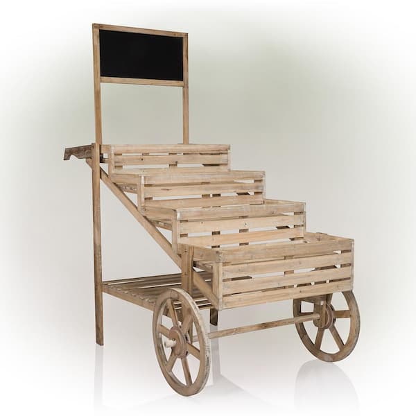 Alpine ALP463-3 21W x 59H x 51D Lodging Hotel and Housekeeping Cart -  Culinary Depot