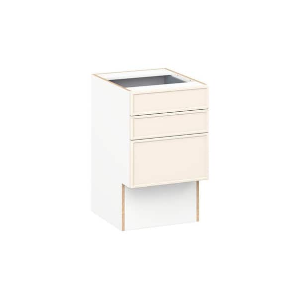 Fairview 18 in. W x 21 in. D x 30 in. H Assembled Slim Shaker ADA Bath Drawer Base Kitchen Cabinet in Washed Linen