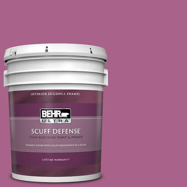 BEHR ULTRA 5 gal. #690B-6 Wild Mulberry Extra Durable Eggshell Enamel Interior Paint & Primer