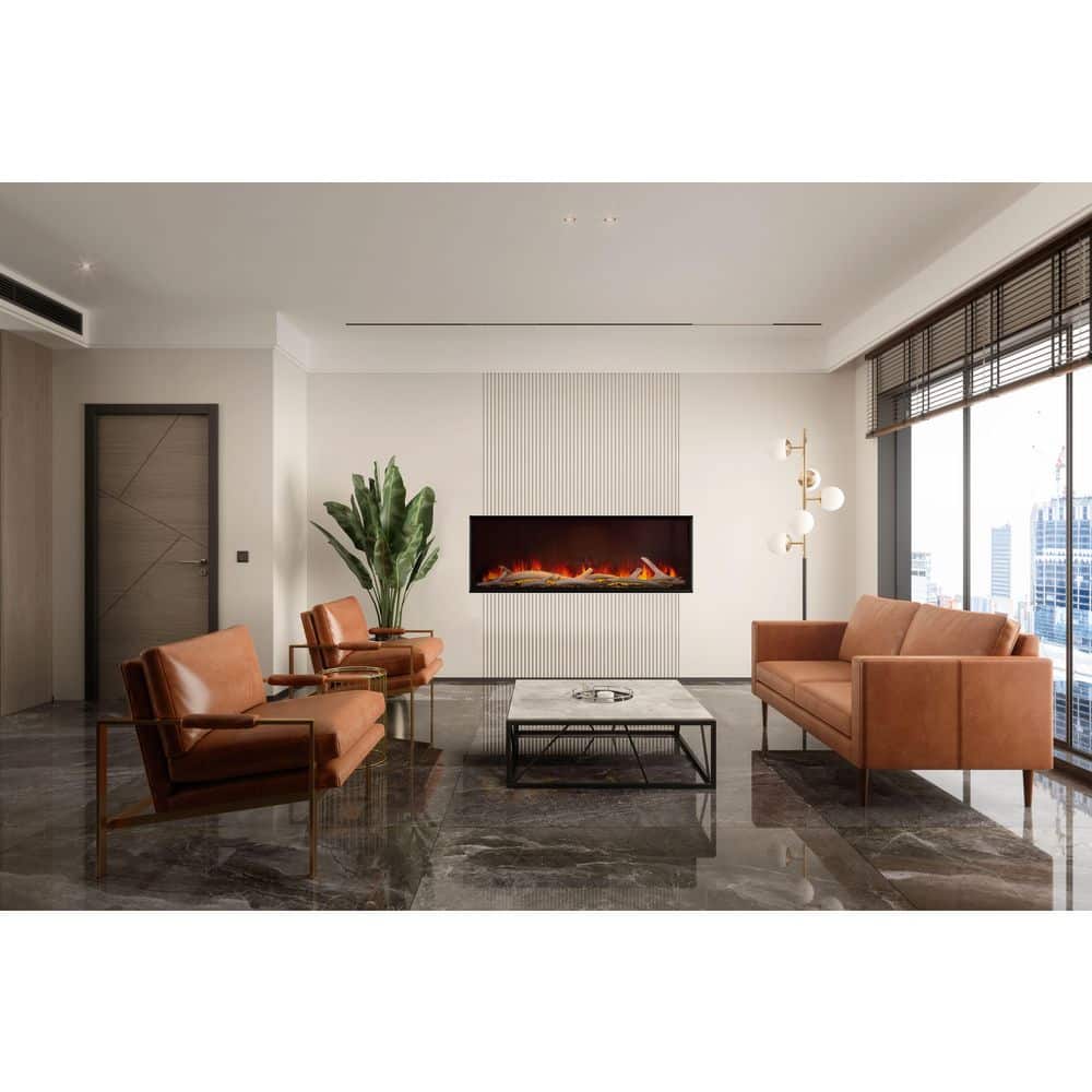 NAPOLEON Astound 62 in Wall mount Built-In Electric Fireplace in