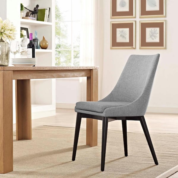 Viscount Light Gray Fabric Dining Chair