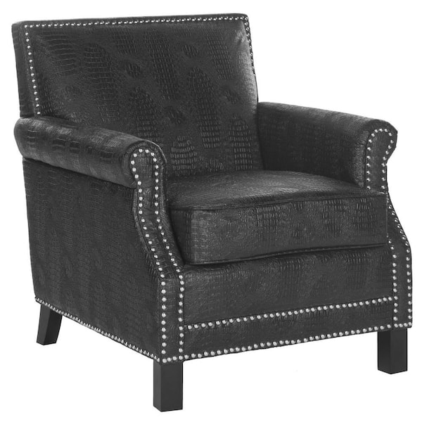 Faux crocodile leather discount chairs