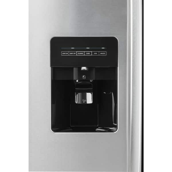 amana side by side refrigerator with ice maker