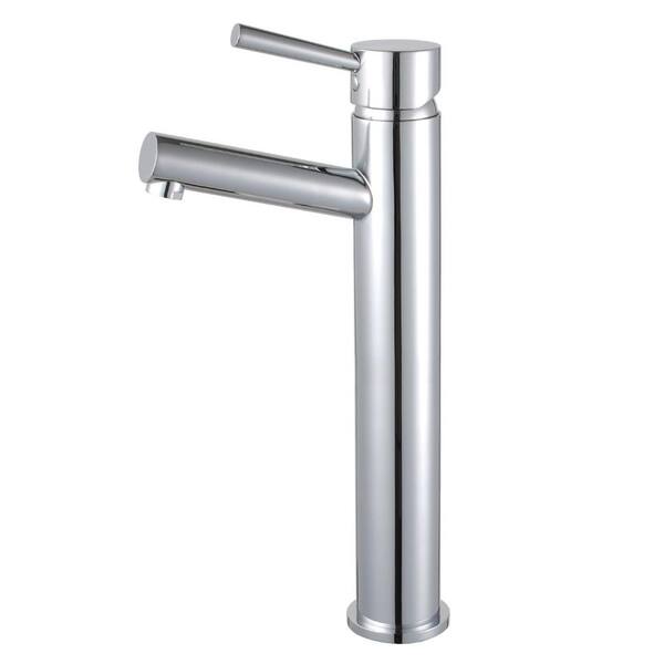 Kingston Brass Concord Single Hole Single-Handle Vessel Bathroom Faucet in Polished Chrome