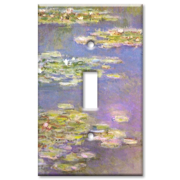 Art Plates Blue 1-Gang Wall Plate