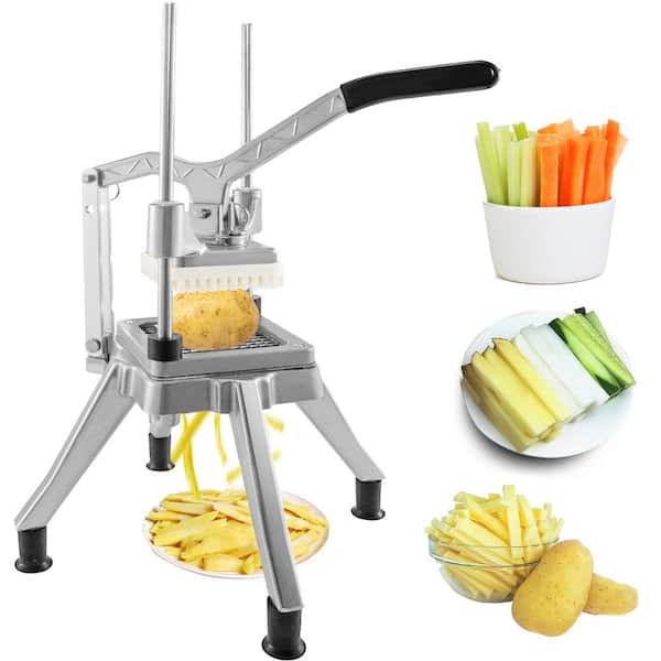 Electric Vegetable Dicer Commercial Food Dicer with 6mm & 8 mm Blade,800W  Vegetable Fruit Chopper Carrots Potatoes Onions Dicer for Home Commercial