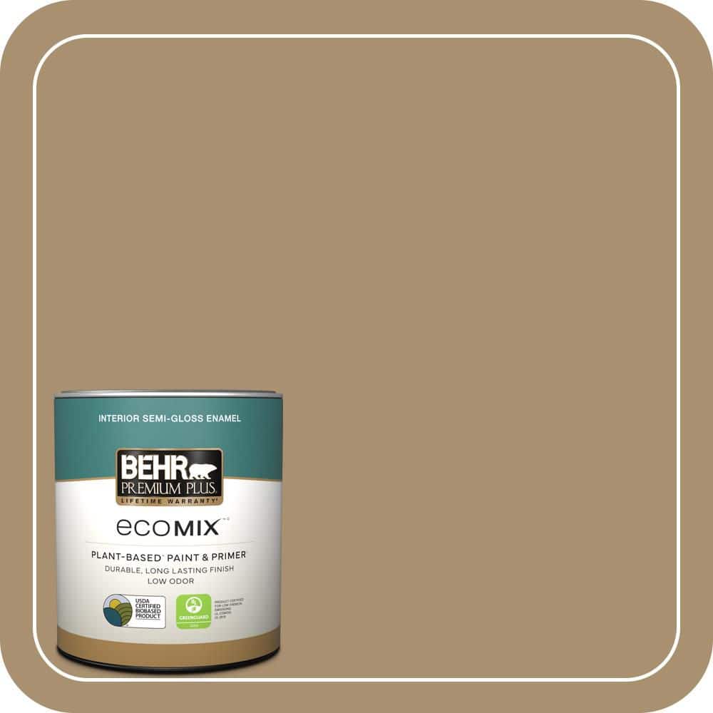 1 qt. #ECC-51-1 Hiking Trail Semi-Gloss Enamel EcoMix Plant-Based Interior Paint & Primer price history on PriceWatchPro