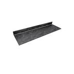 8 ft. L x 25 in. D x 0.5 in. T Black Engineered Composite Countertop in Black Amani