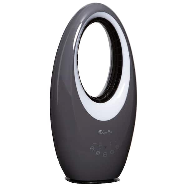 LivePure Bladeless Auto-Duster 22 in. Oscillating Pedestal Fan with Filter