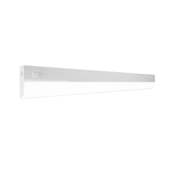 UCB Series 33 in. Hardwired White Selectable Integrated LED Under Cabinet Light with On/Off Switch