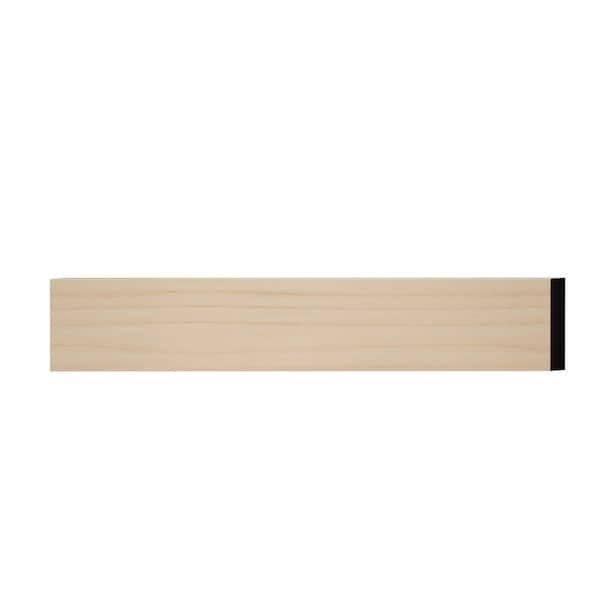 Ekena Millwork WM266 0.25 in. D x 1.5 in. W x 6 in. L Wood (Alder) Panel Moulding Sample