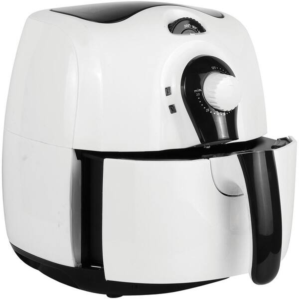 Brentwood 2 Qt. White Small Electric Air Fryer with Timer and Temp Control  AF-202W - The Home Depot