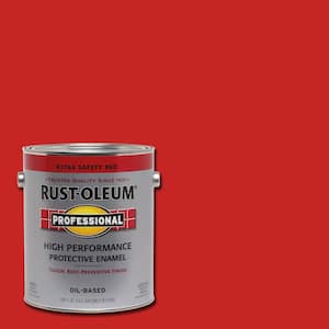 1 gal. High Performance Protective Enamel Gloss Safety Red Oil-Based Interior/Exterior Paint (2-Pack)