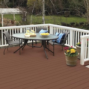 8 oz. #SC-330 Redwood Solid Color Waterproofing Exterior Wood Stain and Sealer Sample