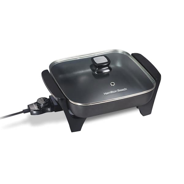 Hamilton Beach 116 sq. in. nonstick cooking area, black, Electric