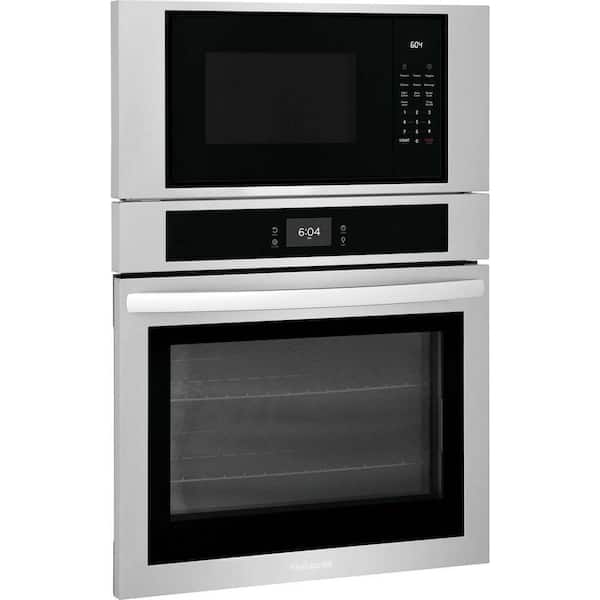 30 in. Electric Wall Oven with Built-In Microwave with Fan Convection in Stainless Steel
