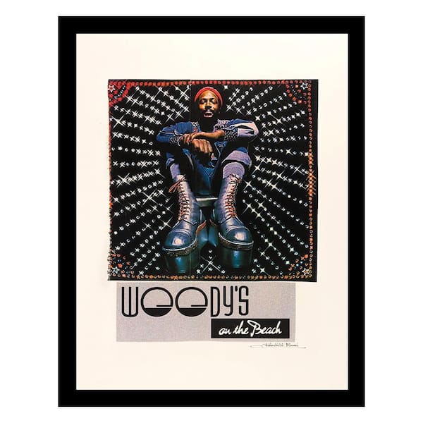 VENICE BEACH Collections Marvin Gaye Vintage by Fairchild Paris 1-Piece Framed Graphic Print Abstract Poster Art Print 18 in. x 14 in.