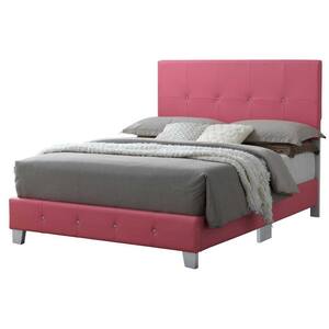 Nicole Pink Full Panel Beds