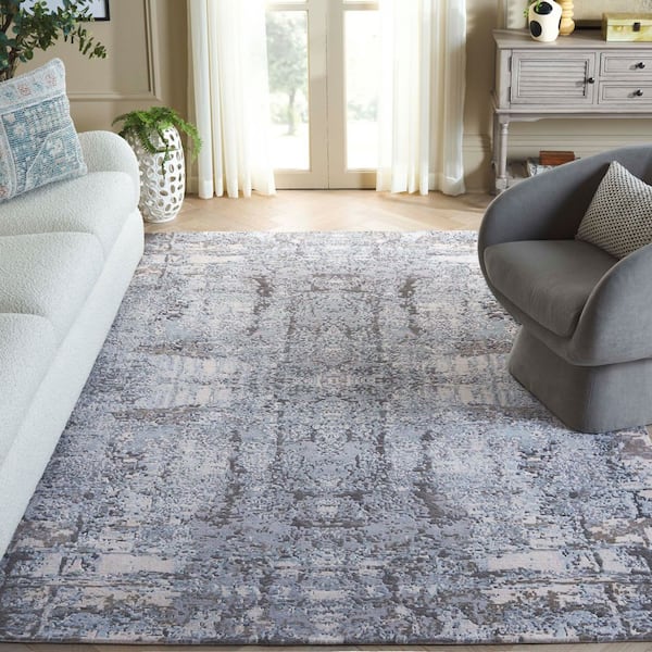 Centennial 6 ft. x 9 ft. Lavender Abstract Area Rug