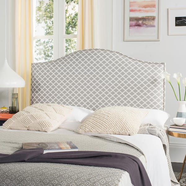 Safavieh Connie Grey/White Queen Headboard