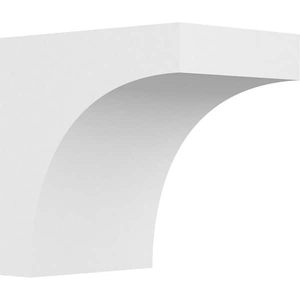 Ekena Millwork 7 in. x 10 in. x 10 in. Standard Stockport Architectural Grade PVC Corbel