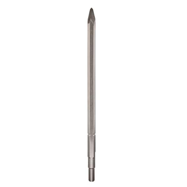 Milwaukee 18 in. x 3/4 in. Steel Hex Bull Point Chisel