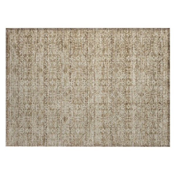 Chantille Machine Washable Indoor/Outdoor Abstract ACN2152 Brown 1 ft. 8 in. x 2 ft. 6 in. Accent Rug