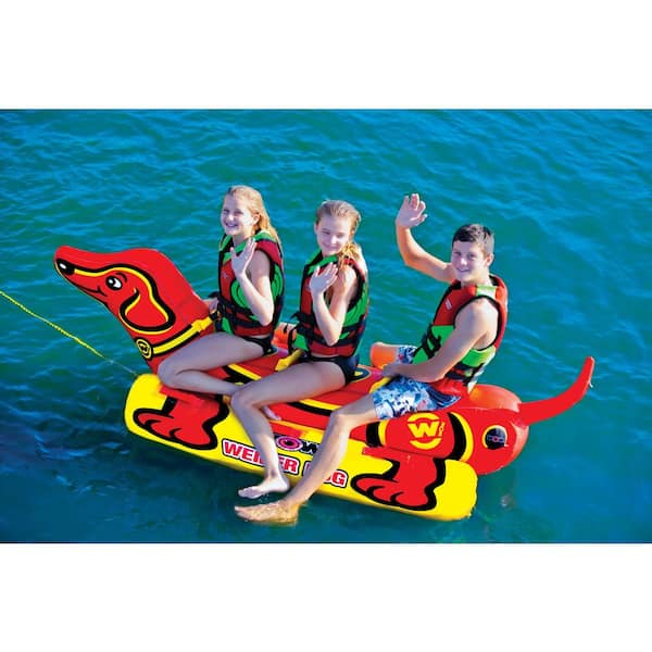 WOW WATERSPORTS Weiner Dog Towable for 1-Rider to 2-Riders 19-1000