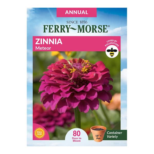Ferry-Morse Zinnia Meteor Flower Seeds
