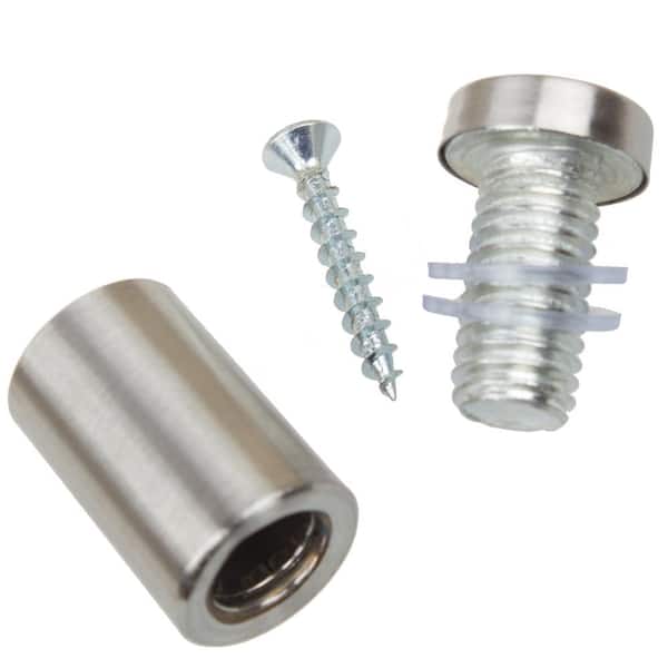Set of 12 Stainless Steel Standoff Screws, 5/8 x 5/8 Inch, to Mount 3 Sign  Displays (4 Standoffs Per Sign)