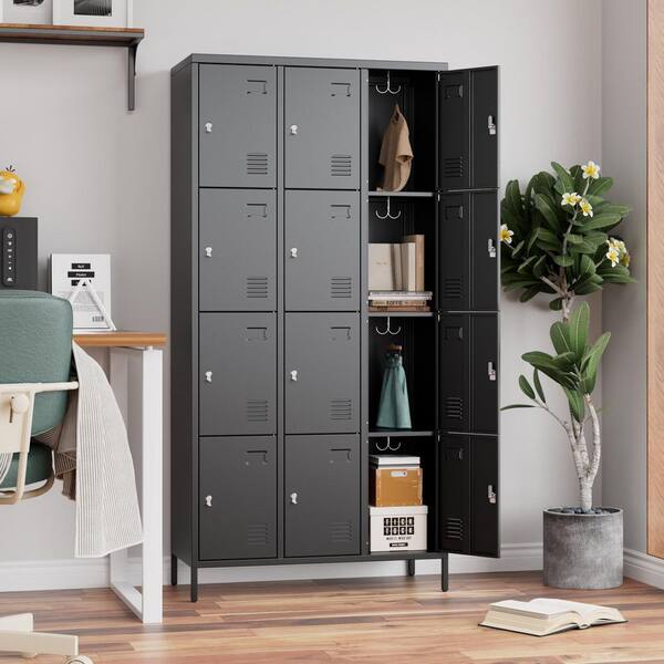 Kaikeeqli Metal Freestanding Cabinet 72 in. H x 35.5 in. W x 16 in