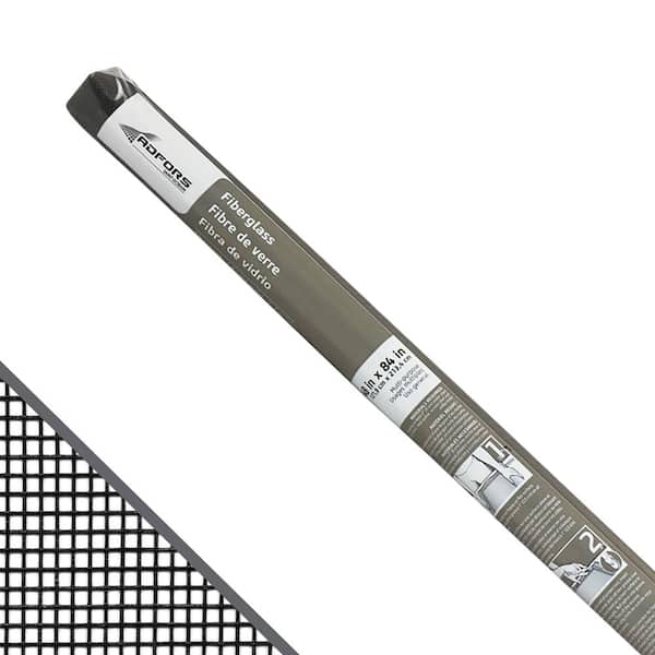 48 in. x 84 in. Charcoal Fiberglass Screen Roll for Windows and Door