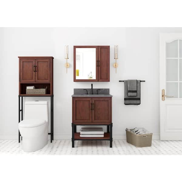 Home Decorators Collection Alster 30 in. W x 30 in. H Rectangular Medicine Cabinet with Mirror