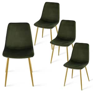 Mossgreen Velvet Upholstered Dining Side Chair (Set of 4)