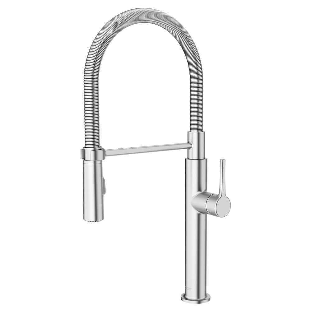 Stainless Steel Semi-Pro Pull-Down Kitchen Faucet with Spray