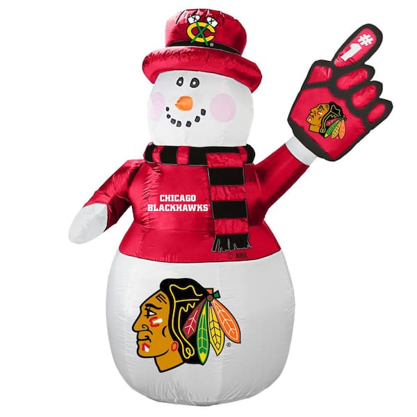 NHL 7 ft. Chicago Blackhawks Inflatable Snowman