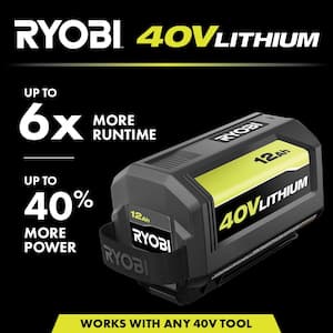 40V 12.0 Ah Lithium-Ion High Capacity Battery