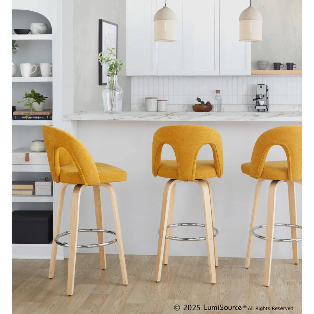 natural-wood-and-yellow-fabric