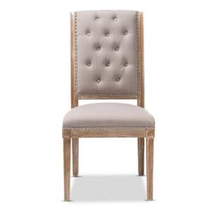 Charmant Beige Fabric Dining Chair