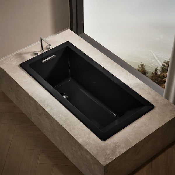 hide SCHIZO / CICATRIZ BLACK＋4枚 KOHLER Underscore 66 in. x 32 in. Rectangular Soaking Bathtub with