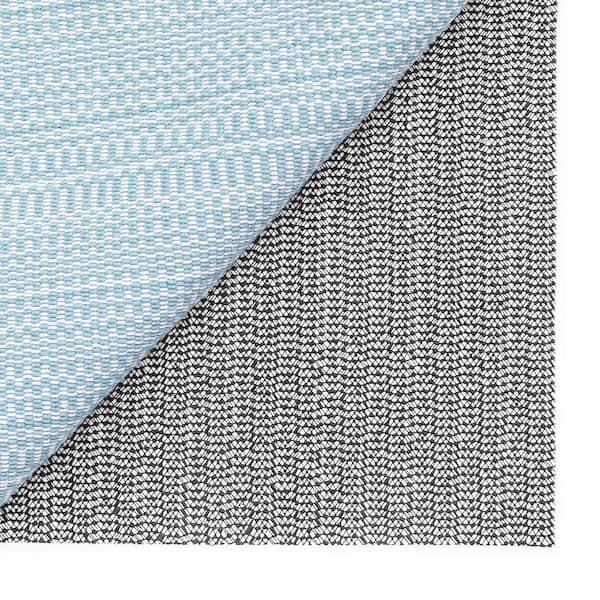 Pro Space Black 3 ft. x 5 ft. Rectangle Wave Gird Non-Slip Grip 0.04 in. Thick Dual Surface Rug Pad